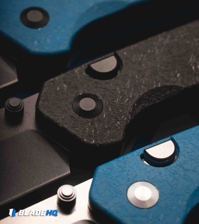 Kizer Cutlery Madrac  Button Lock Knife Cosmos Black FatCarbon (3" Satin)